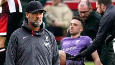  Diogo Jota injured and Klopp angry