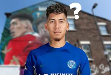 Firmino with the Chelsea shirt and his new house