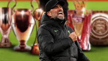 Klopp very euphoric and his titles behind him
