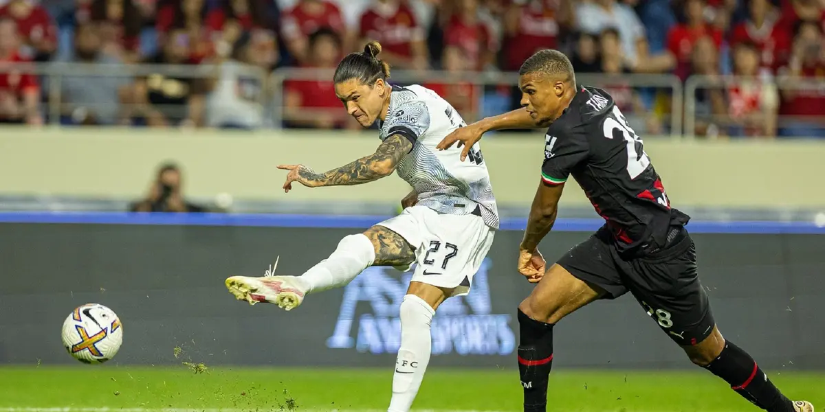 Darwin Nunez lit up by scoring a brace against Milan in Dubai