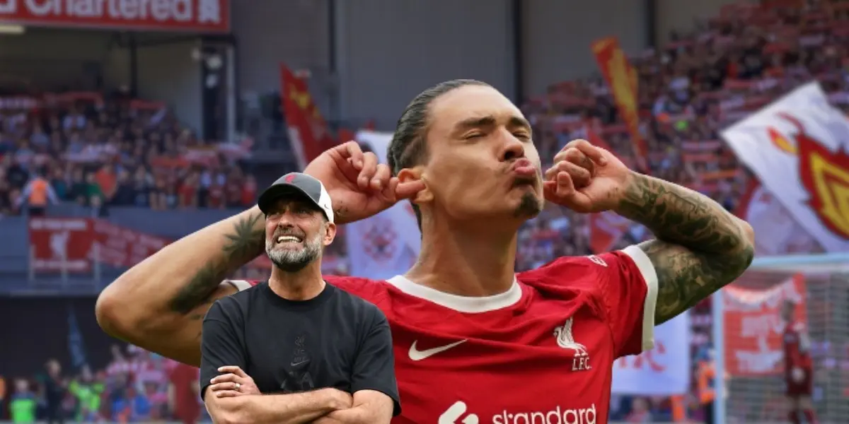 Darwin Nunez was the hero of the match against Newcastle