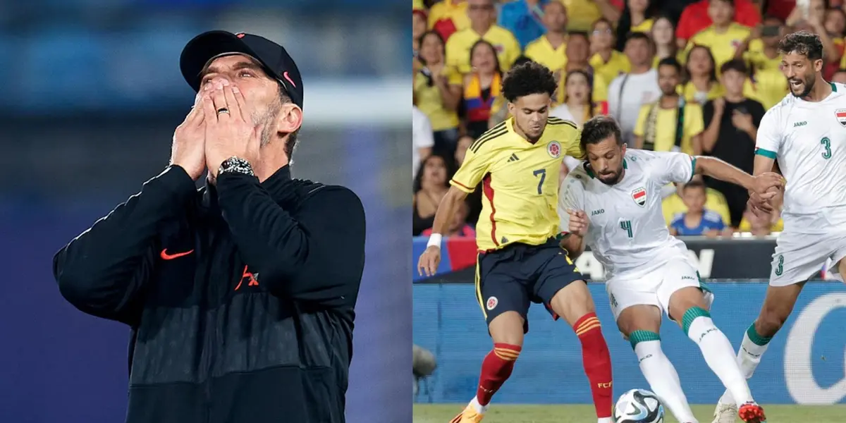 El Guajiro took part in his team's win over Iraq in Valencia