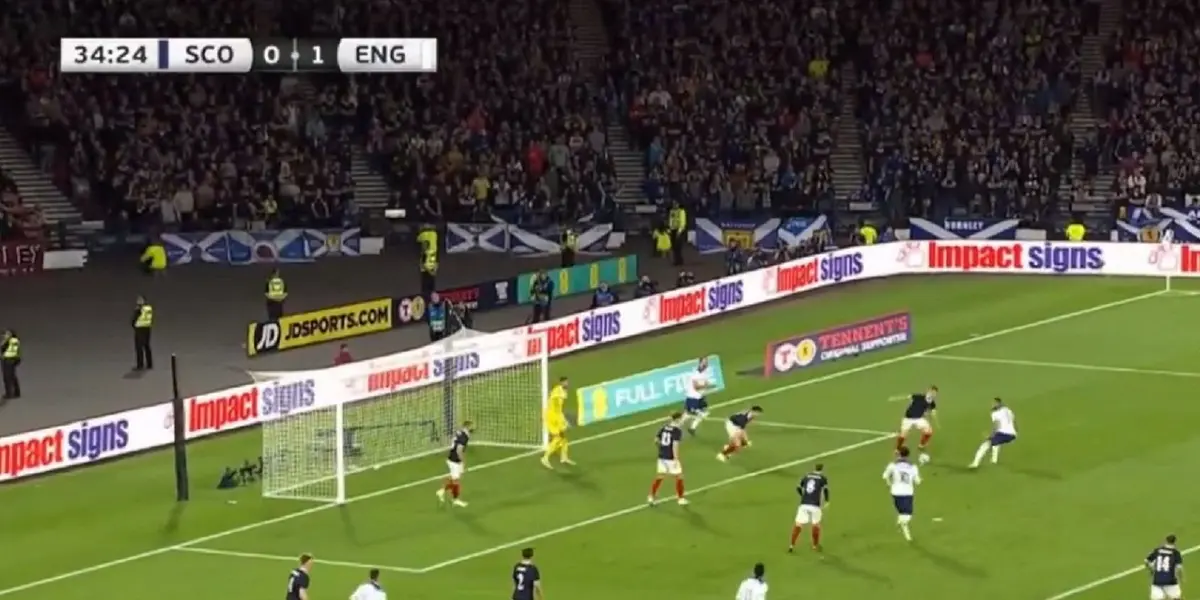 England are already 2-0 up on Scotland in a friendly game