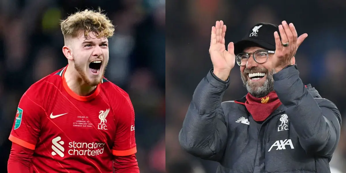 Harvey Elliott's rocket is placing Liverpool in the next round.