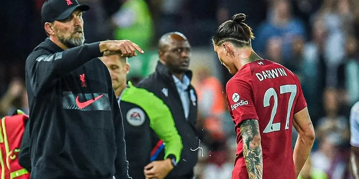 In the 57th minute, Nunez could take no more, lost his head and headbutted the Crystal Palace defender at Anfield.