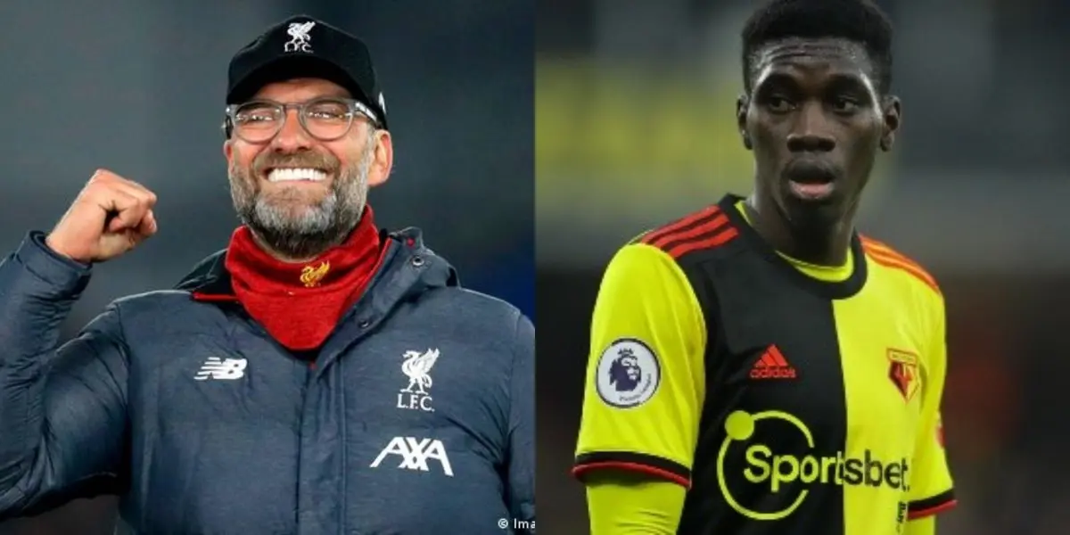 Jürgen Klopp seeks to convince a Watford player to join the Reds