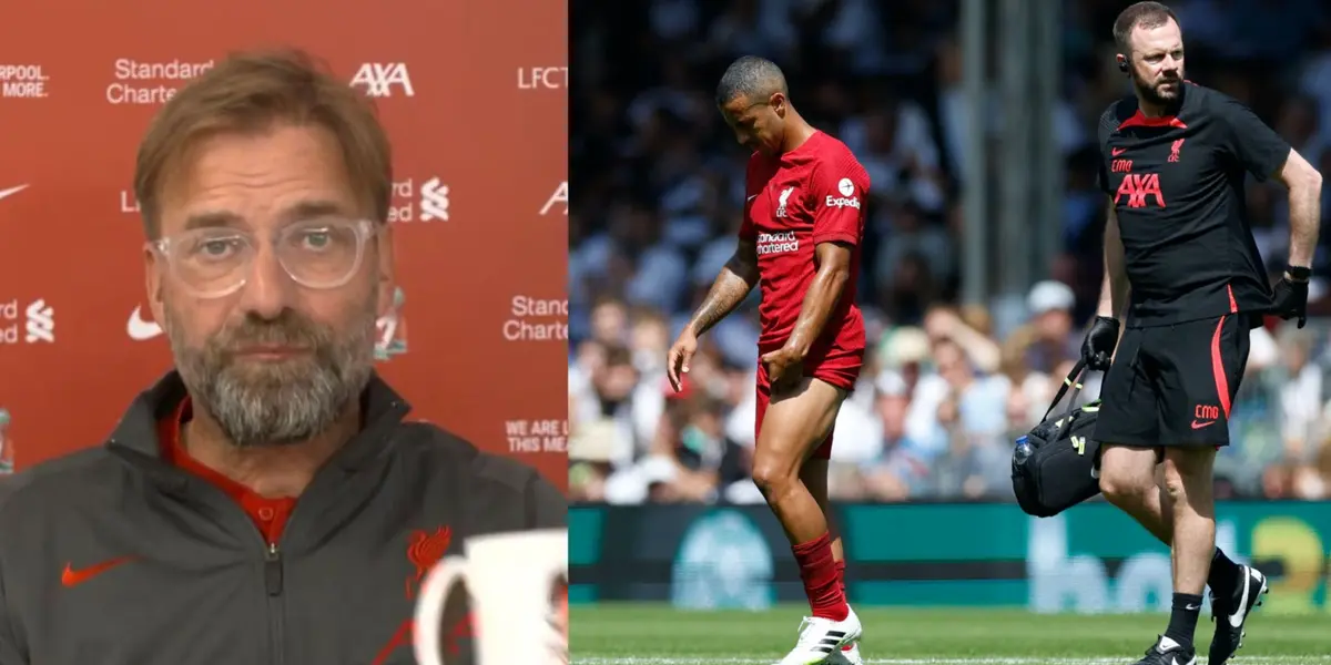 Liverpool manager Jürgen Klopp spoke about Thiago Alcántara availability after injury against Fulham.
