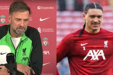 Liverpool's manager spoke at a press conference and sent a message to the Uruguayan