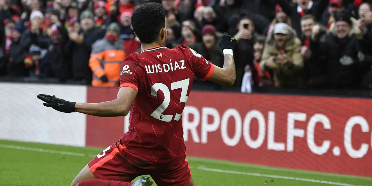 Destined for greatness, Luis Diaz's brace brings double to Liverpool