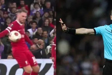 We've been robbed again, the proof that it wasn't Mac Allister's handball