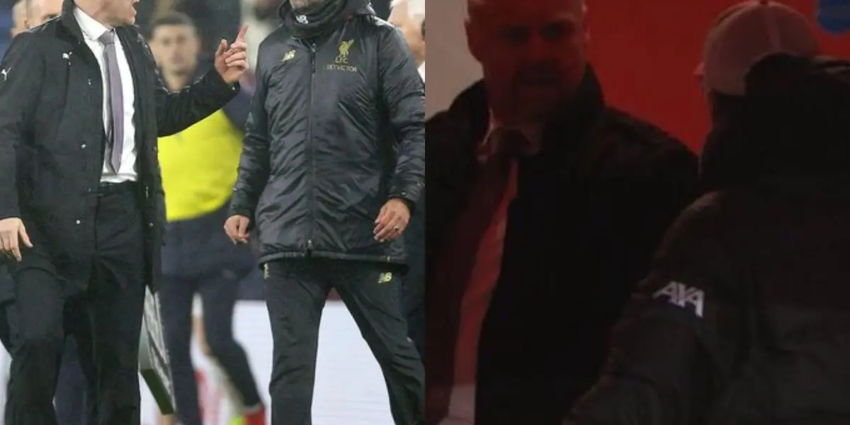 Sean Dyche, with whom he had a tough clash in 2021 when the other manager was at Burnley
