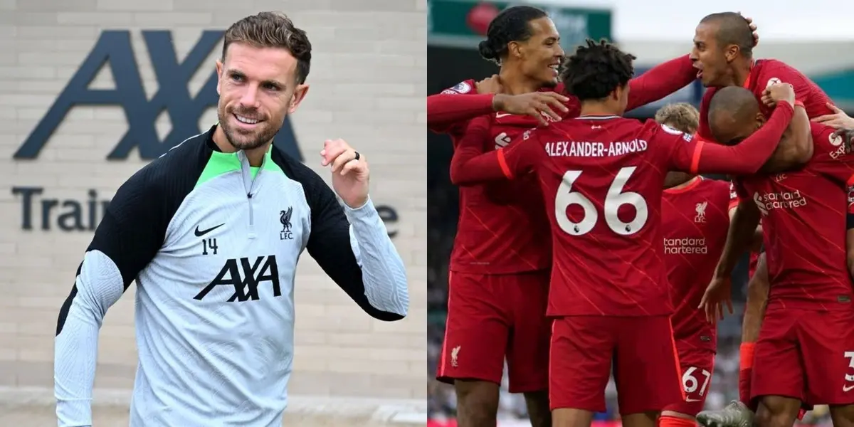 Someone at Anfield celebrates Henderson's departure