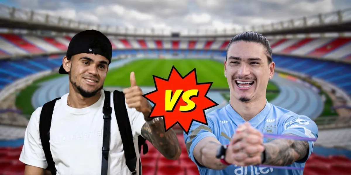 The battle between South American team-mates