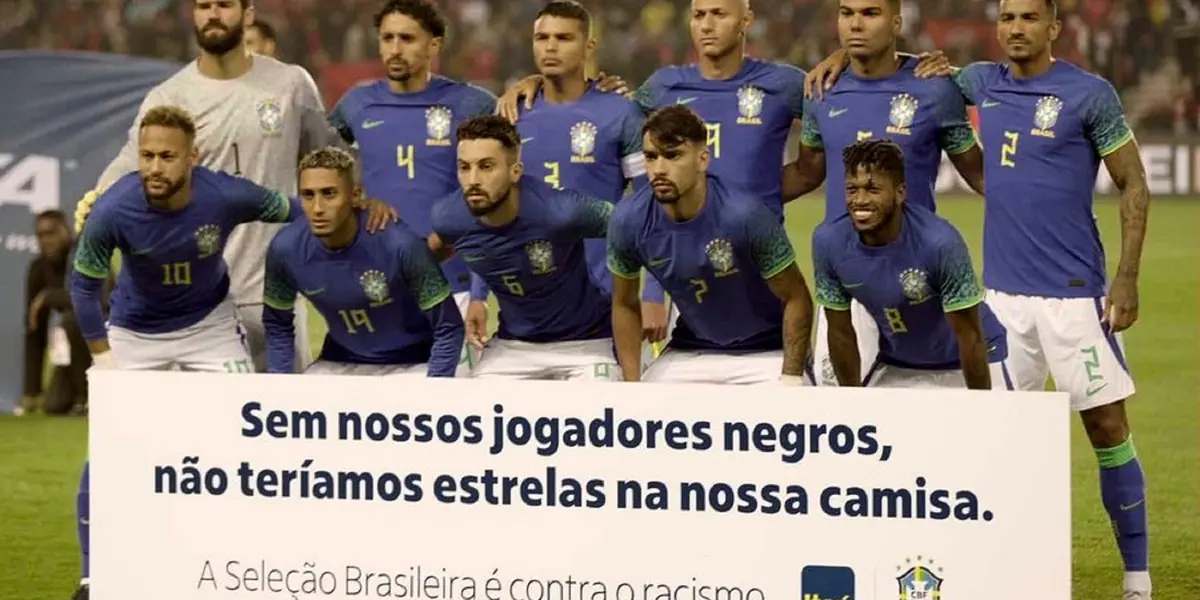 The Brazilians were playing for their national team at Paris Saint Germain's stadium