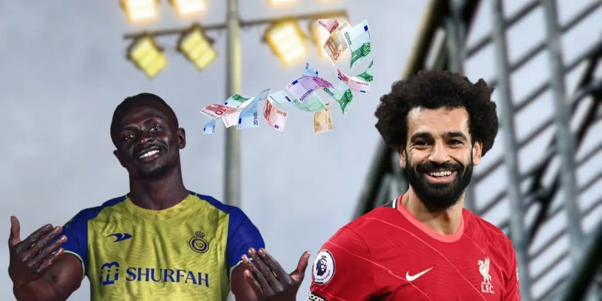 The differences between the earnings that Mane and Salah could make