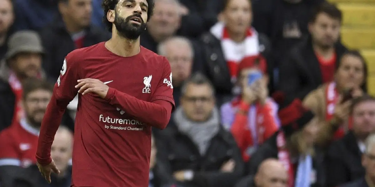 The Egyptian was in fine form against Manchester City and his crutch may have played a part in that