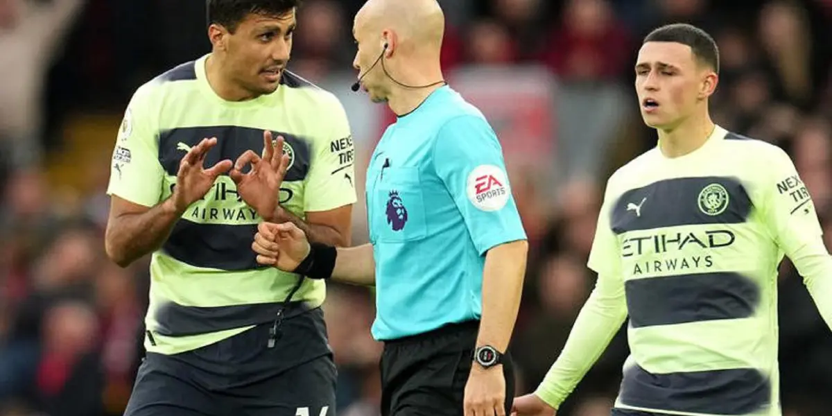 The former Reds star complained about a booking by referee Anthony Taylor