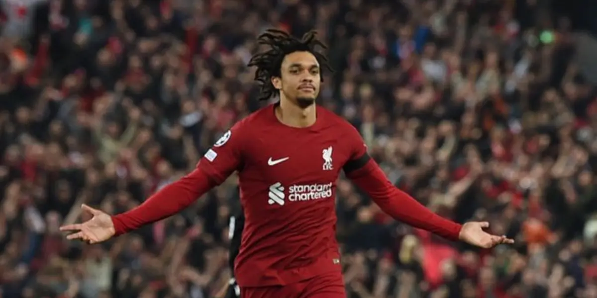 The full-back was part of the Reds' Champions League win over the Scots