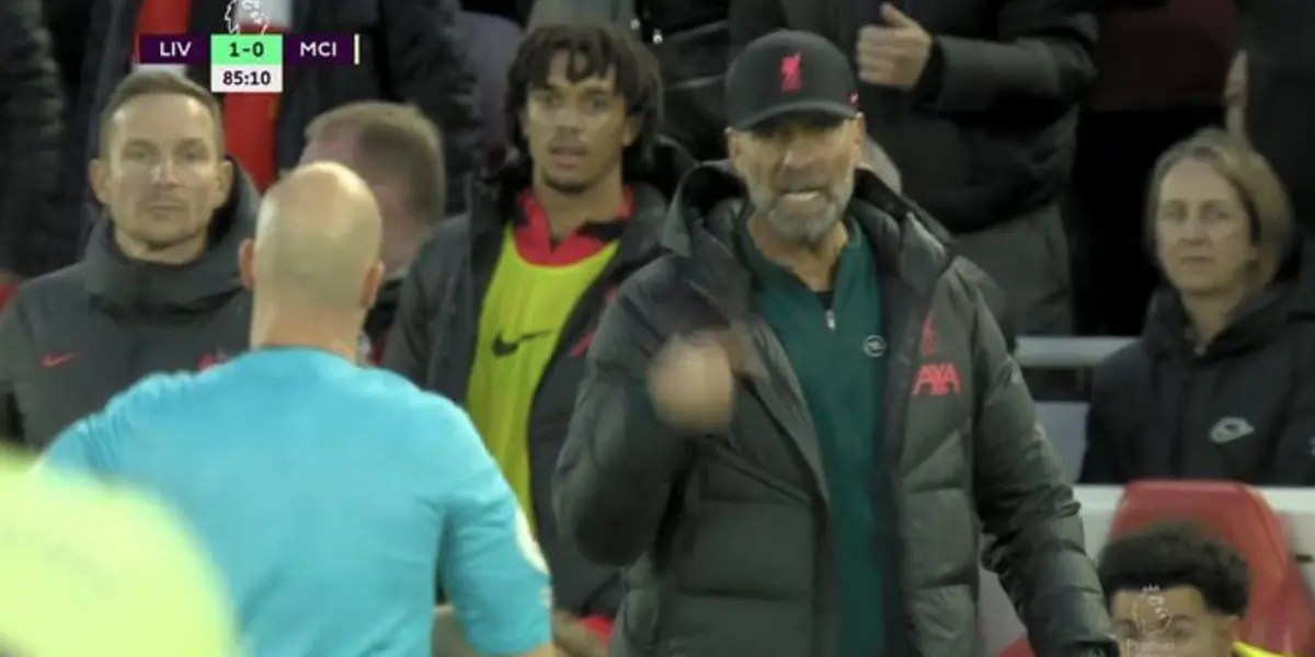The German coach earned a red card for his effusiveness and rude gestures
