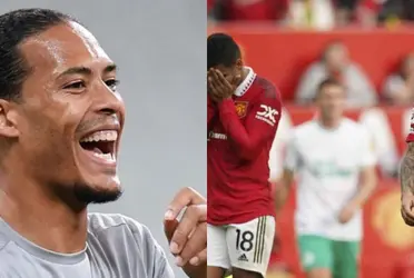 (VIDEO) Van Dijk makes fun of Manchester United in an interview and goes around the world