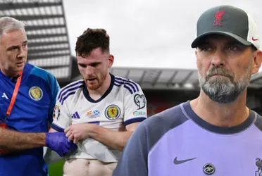 The Scotsman pulled out of his side's game against Spain with an injury