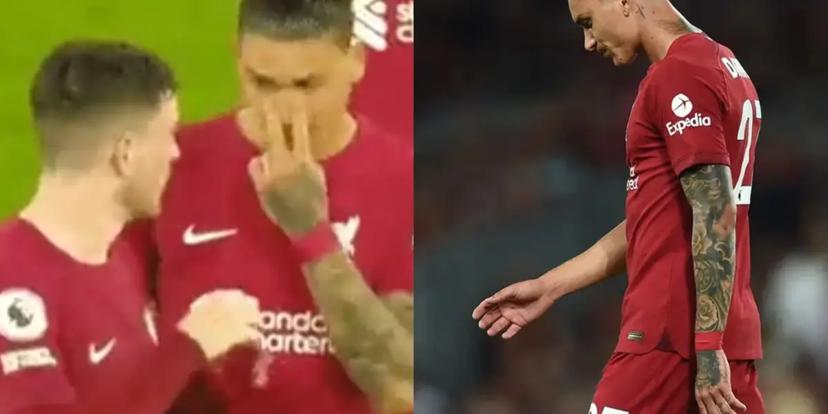 The Uruguayan striker is still not showing great progress in communication at Liverpool