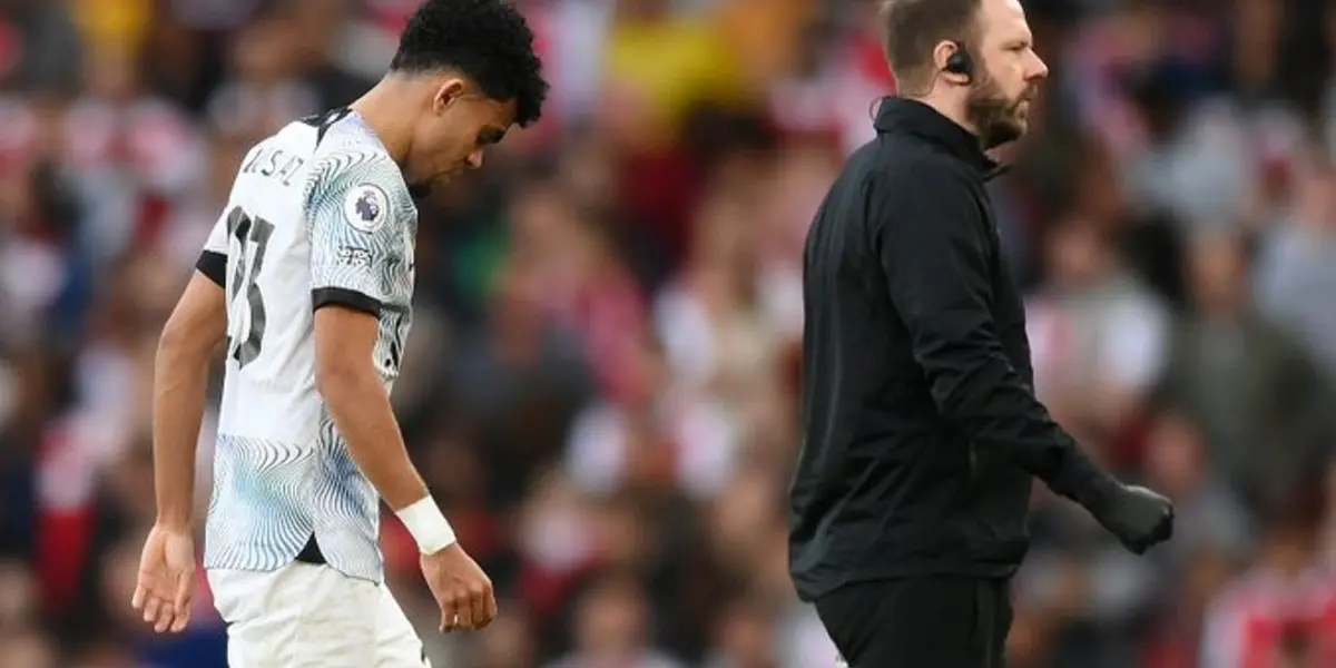 This is the latest injury report on the Colombian striker who left the game against Arsenal