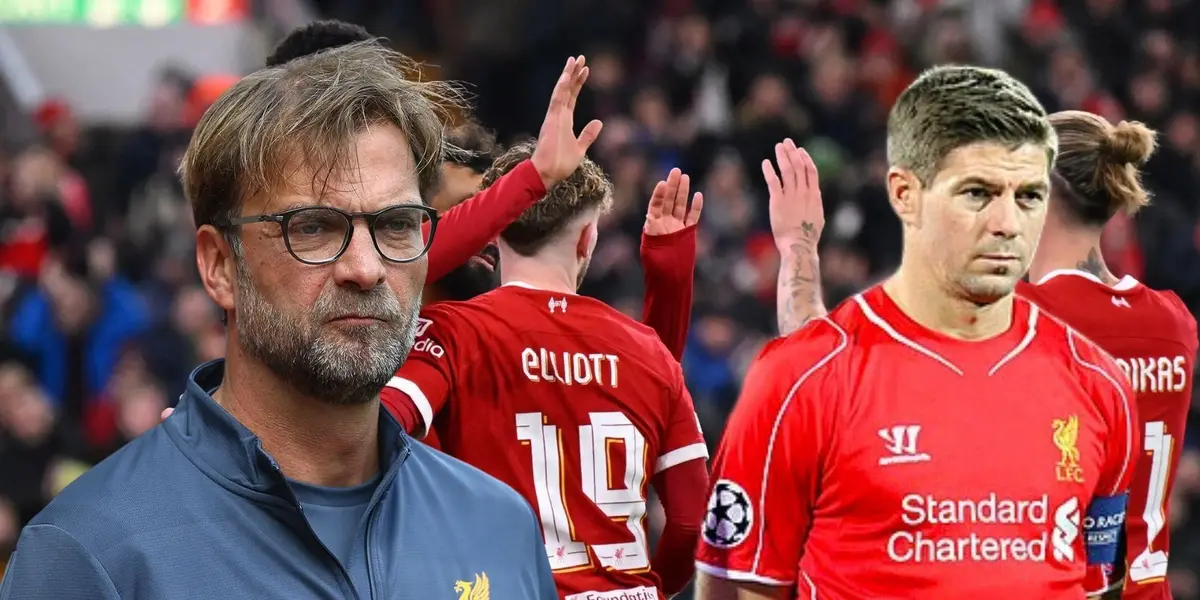 This player is not having good moments at Anfield