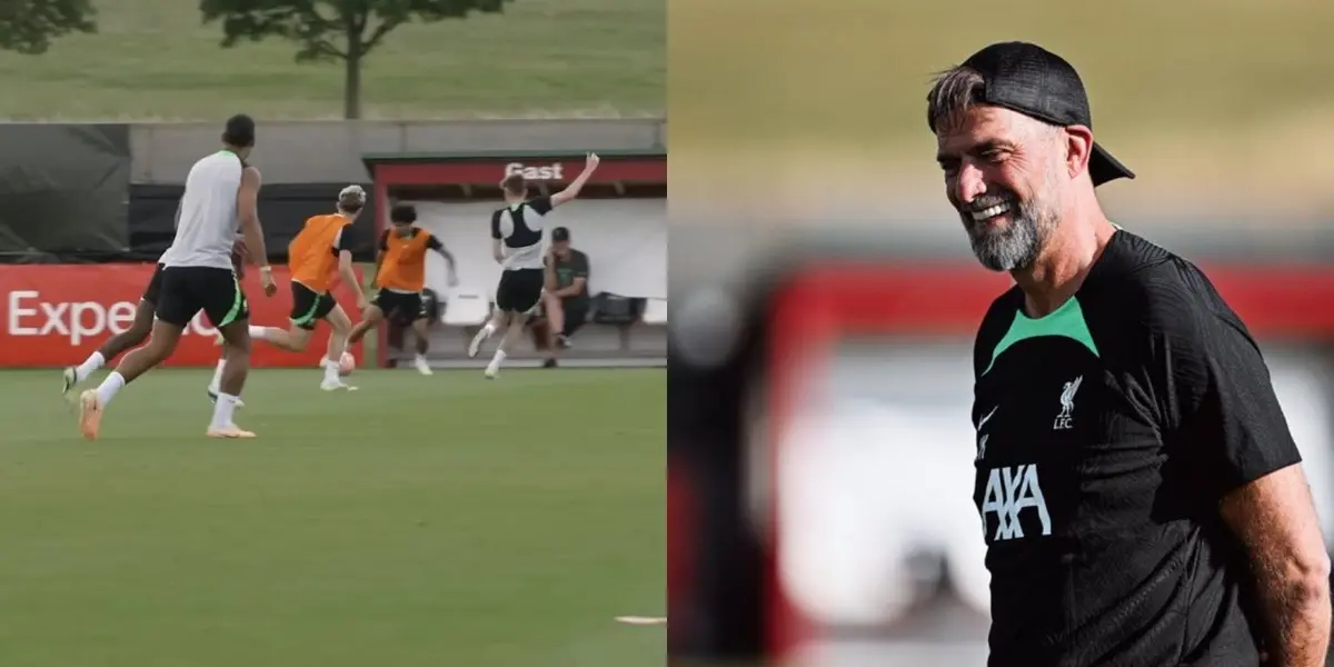 Two players were surprisingly present at Liverpool training session