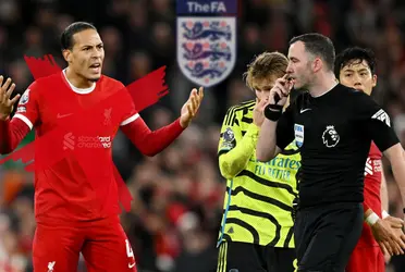 (VIDEO) Van Dijk's harsh complaint to Kavanagh that no-one saw at Anfield and could cost him another ban