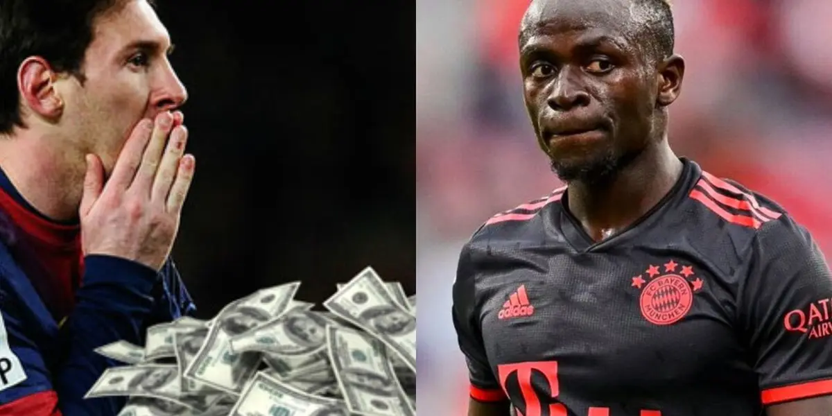 While the Argentinian wants to keep earning millions, Senegal's Sadio Mané is humbling himself