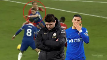 A dubious intervention by Liverpool and Pochettino with Enzo sad