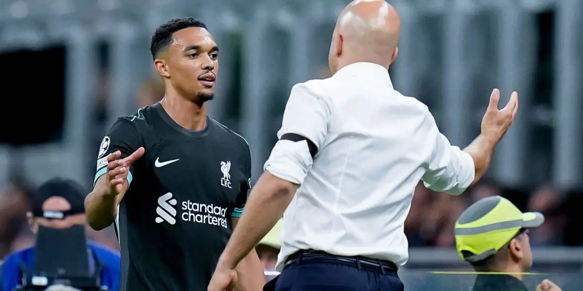 Alexander Arnold and Arne Slot: will the defender leave Liverpool?