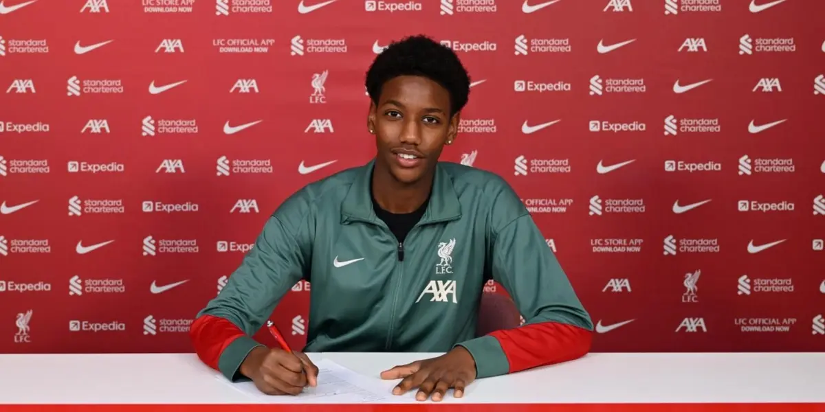 Alvin Ayman has signed his first professional contract with Liverpool FC