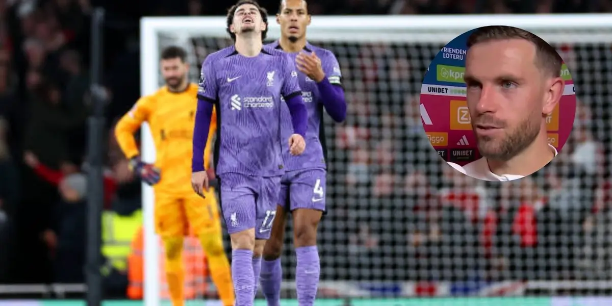 As Liverpool went down to Arsenal in a tough game, Henderson had a strange reaction