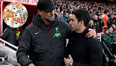 Before the German leaves, he takes one last cheap shot at the Arsenal coach