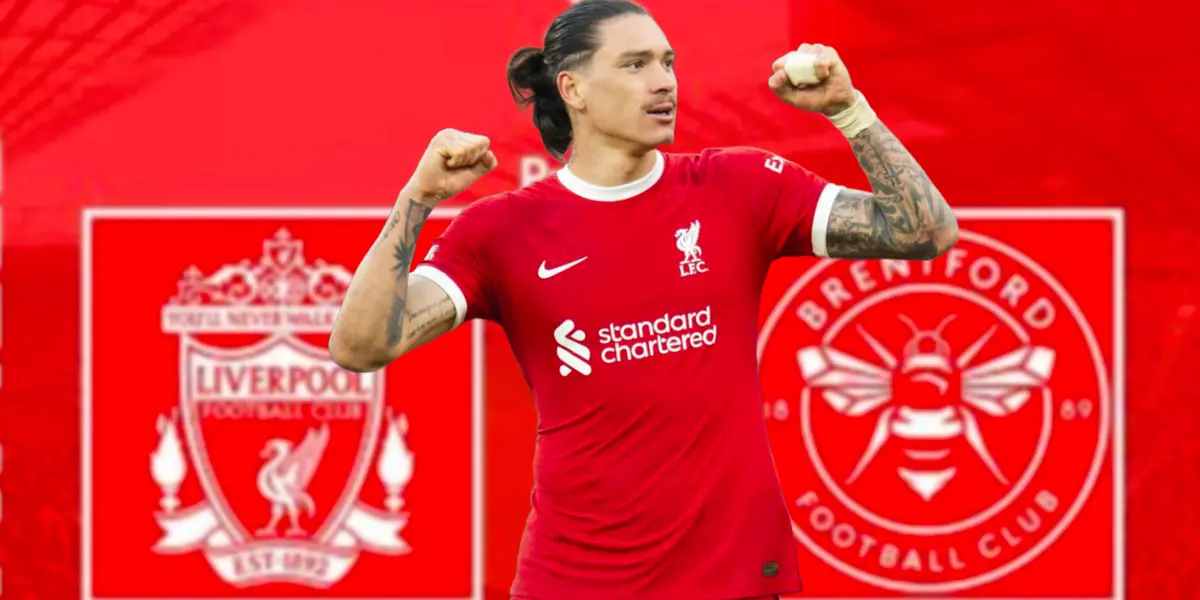 Darwin Nunez celebrating