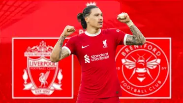 Darwin Nunez celebrating