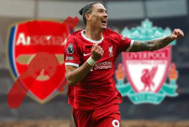 Darwin Nunez celebrating a goal