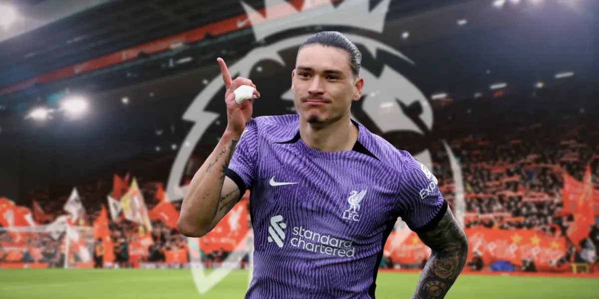 Darwin Nuñez celebrating a goal