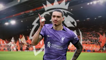 Darwin Nuñez celebrating a goal