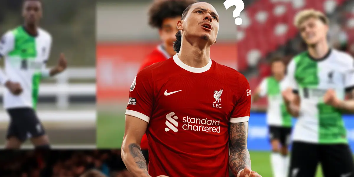 Darwin Nuñez very frustrated