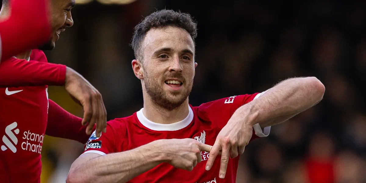 Diogo Jota spoke after scoring and securing the equaliser for Liverpool.