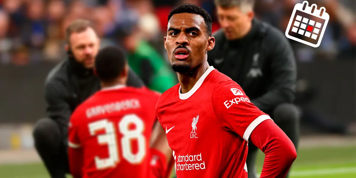 Gravenberch upset and worried