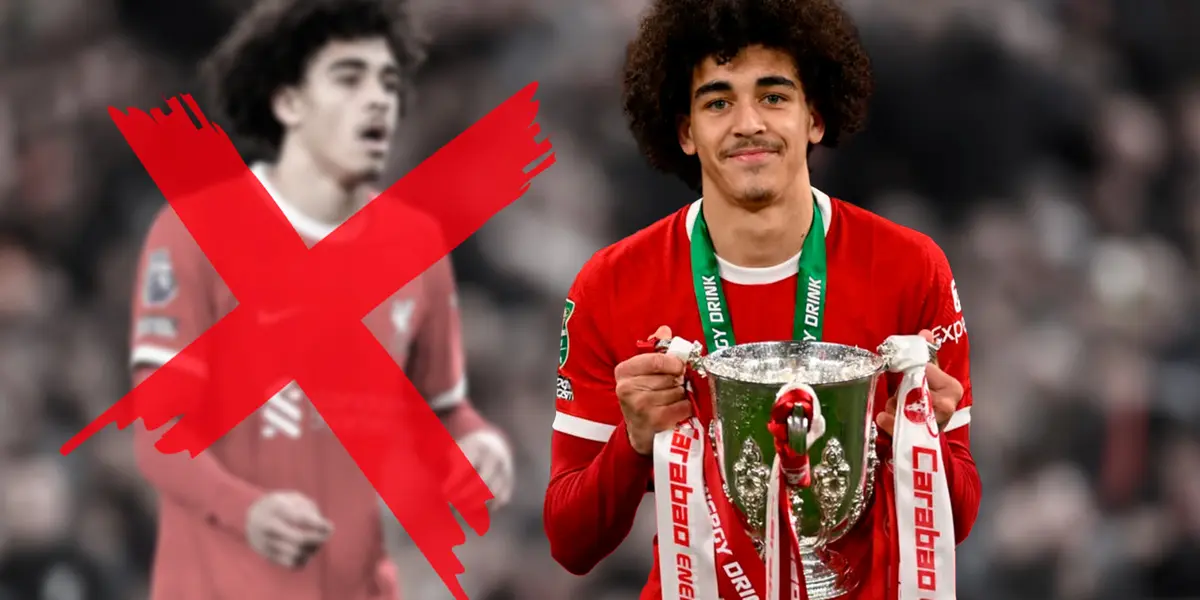 Jayden Danns with the cup in his hands