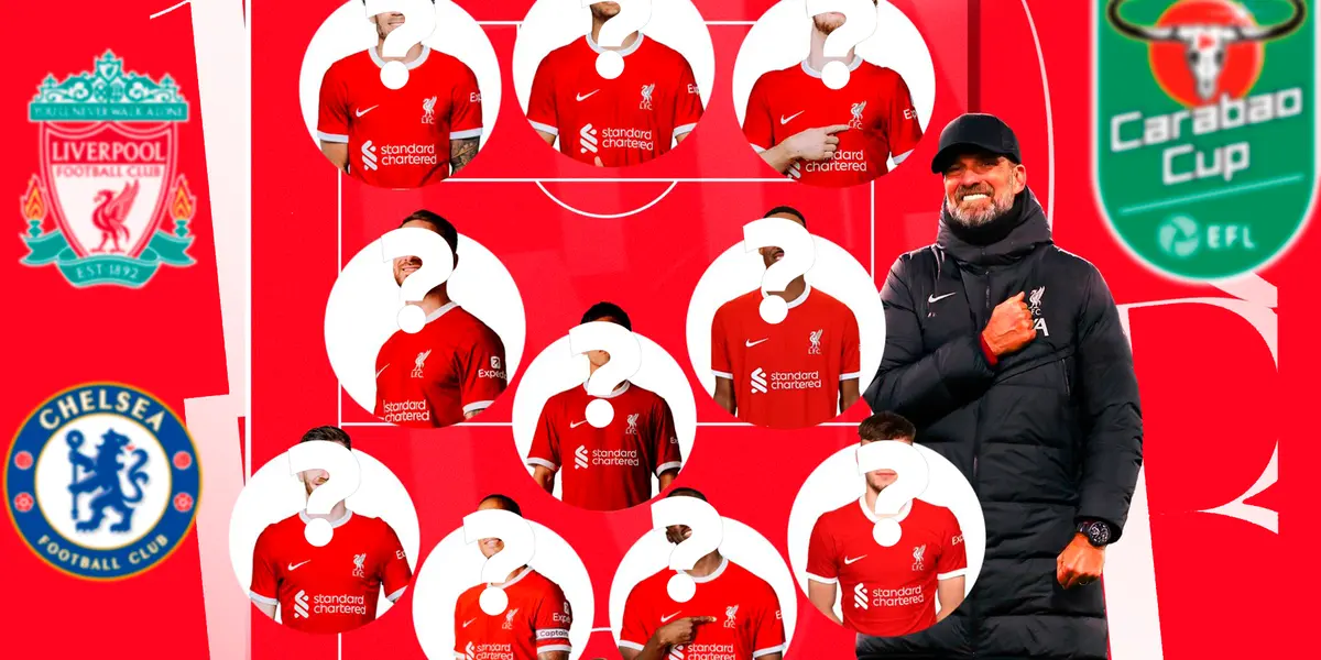 Klopp and a possible lineup against Chelsea