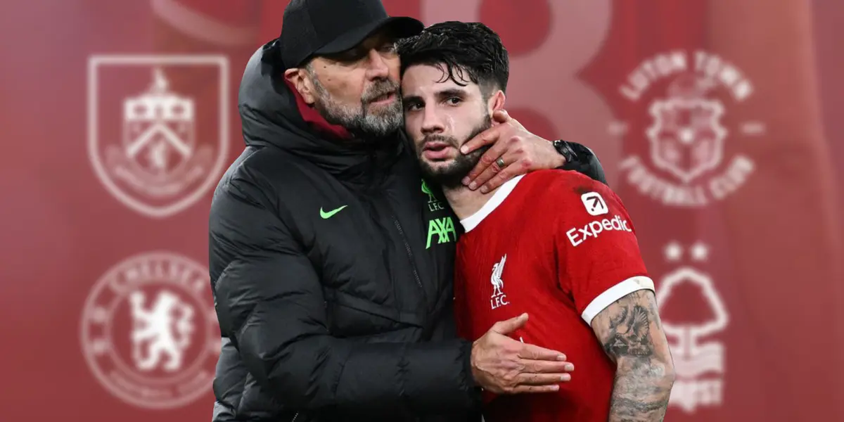 Klopp comforting Szoboszlai