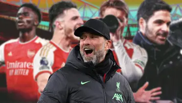 Klopp laughing at Arsenal