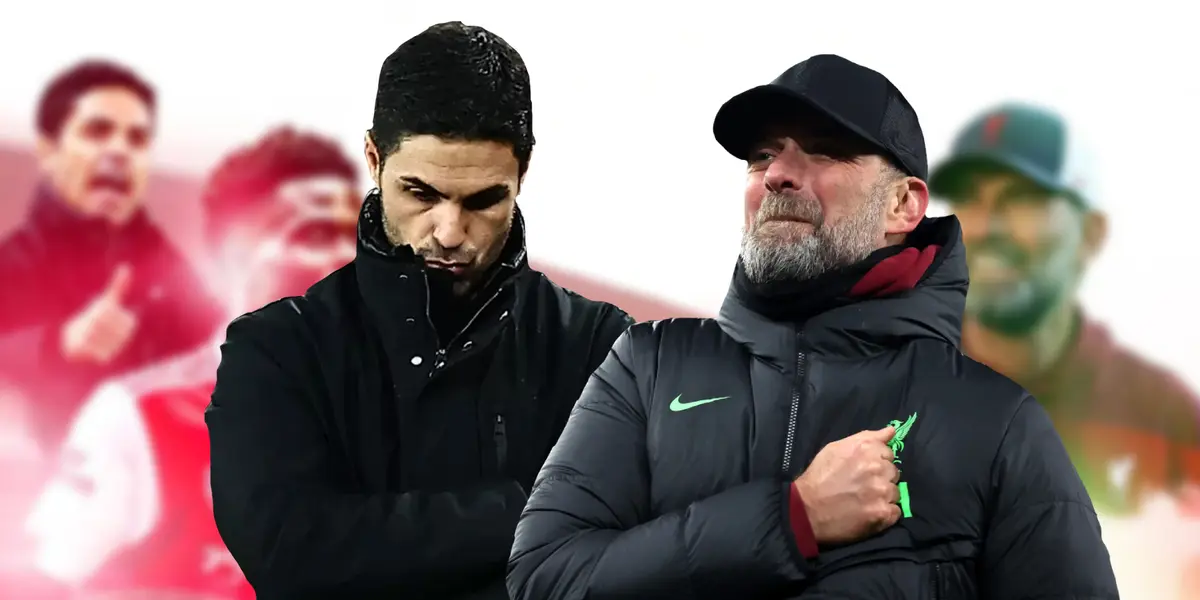 Klopp very happy and Arteta worried