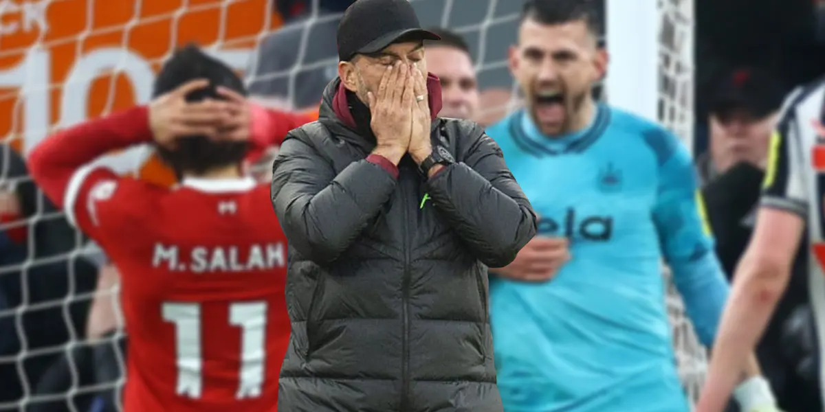 Klopp with a very worried face